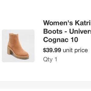 WOMENS BOOTS- SIZE 10 NWOT